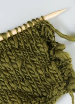 The Wave Wool Olive -We Are Knitters Sales skeins yarn knitting wool wave olive en 05