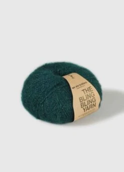 The Bling Bling Yarn Forest Green -We Are Knitters Sales wak bli baby alpaca forest green 03