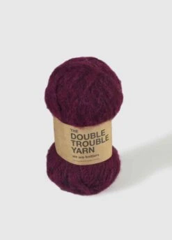 The Double Trouble Yarn Bordeaux