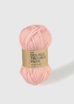The Double Trouble Yarn Dusty Pink -We Are Knitters Sales wak dou wool dusty pink 03
