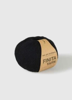 Finita Yarn Black -We Are Knitters Sales wak fin wool black 03