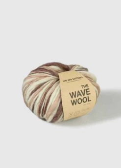 The Wave Wool Brown Tie Dye 7 The Wave Wool Brown Tie Dye -We Are Knitters Sales wak wav wool brown tie dye 03
