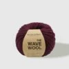 The Wave Wool Bordeaux -We Are Knitters Sales wave burdeos frente