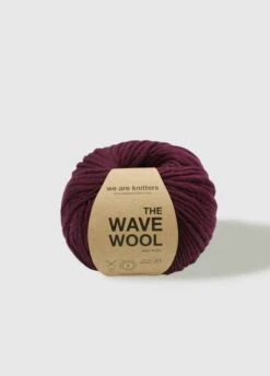 The Wave Wool Bordeaux
